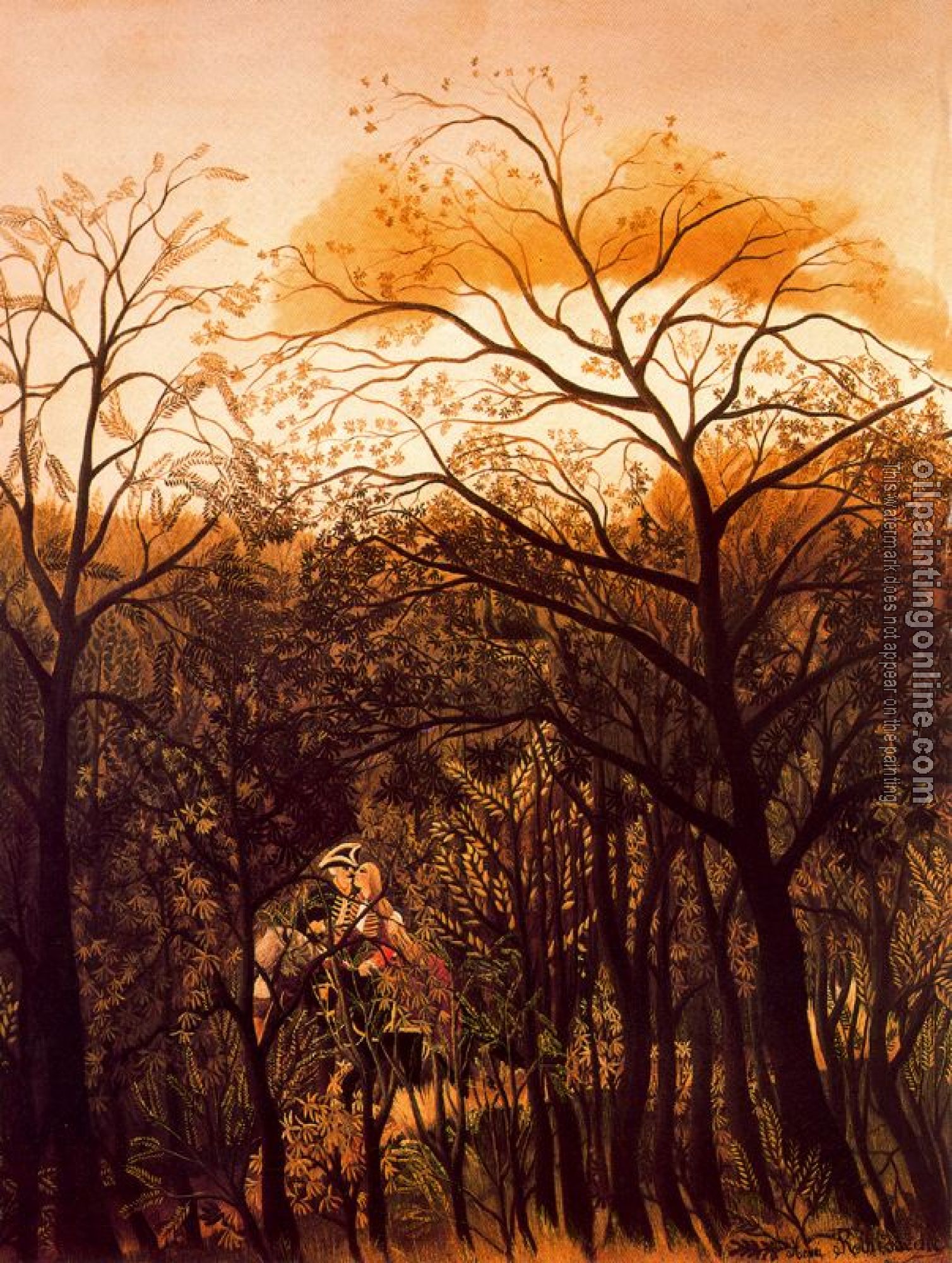 Henri Rousseau - Forest Rendezvous